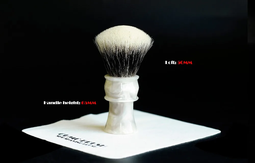 OUMO кисть-Веер SHD Handmaster Лучший Барсук волос узел для Бритья узел гель наконечник