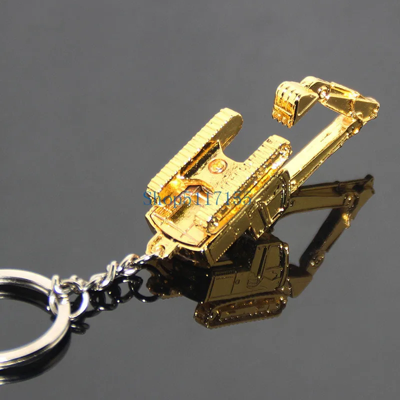 100 Pieces Wholesale excavator boutique alloy car toys for children kids Model key chain BULK | Дом и сад
