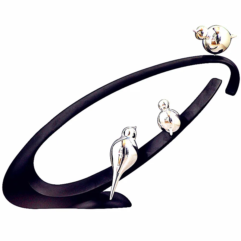 Милая маленькая птичка абстракция разноцветная поделка простое украшение дома