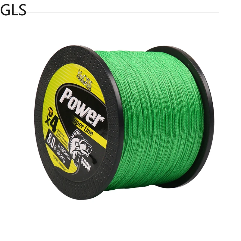 

Многонитевая рыболовная леска GLS, 500 м, суперпрочная 12-88LB, плетеная леска высокого качества, 4/8 нитей на выбор