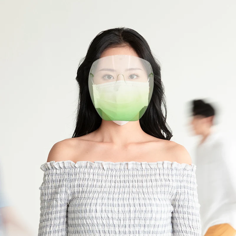 Защитная маска для лица прозрачная экрана козырек защиты глаз противотуманная