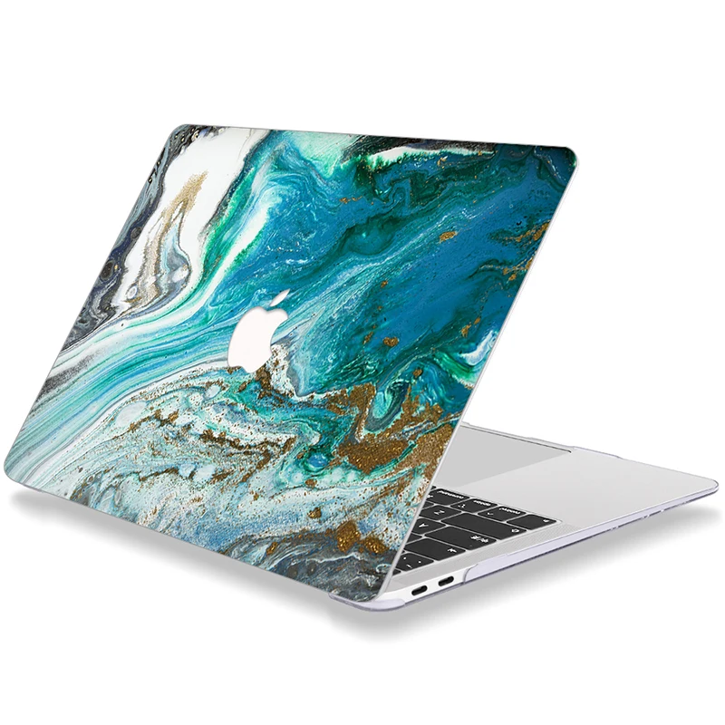 

Ocean Current Marble Rust Laptop Hard Case Cover For MacbooK Air 13 Pro 16 A2141 Retina 12 15 A1398 A1466 A2338 A1932 A2179