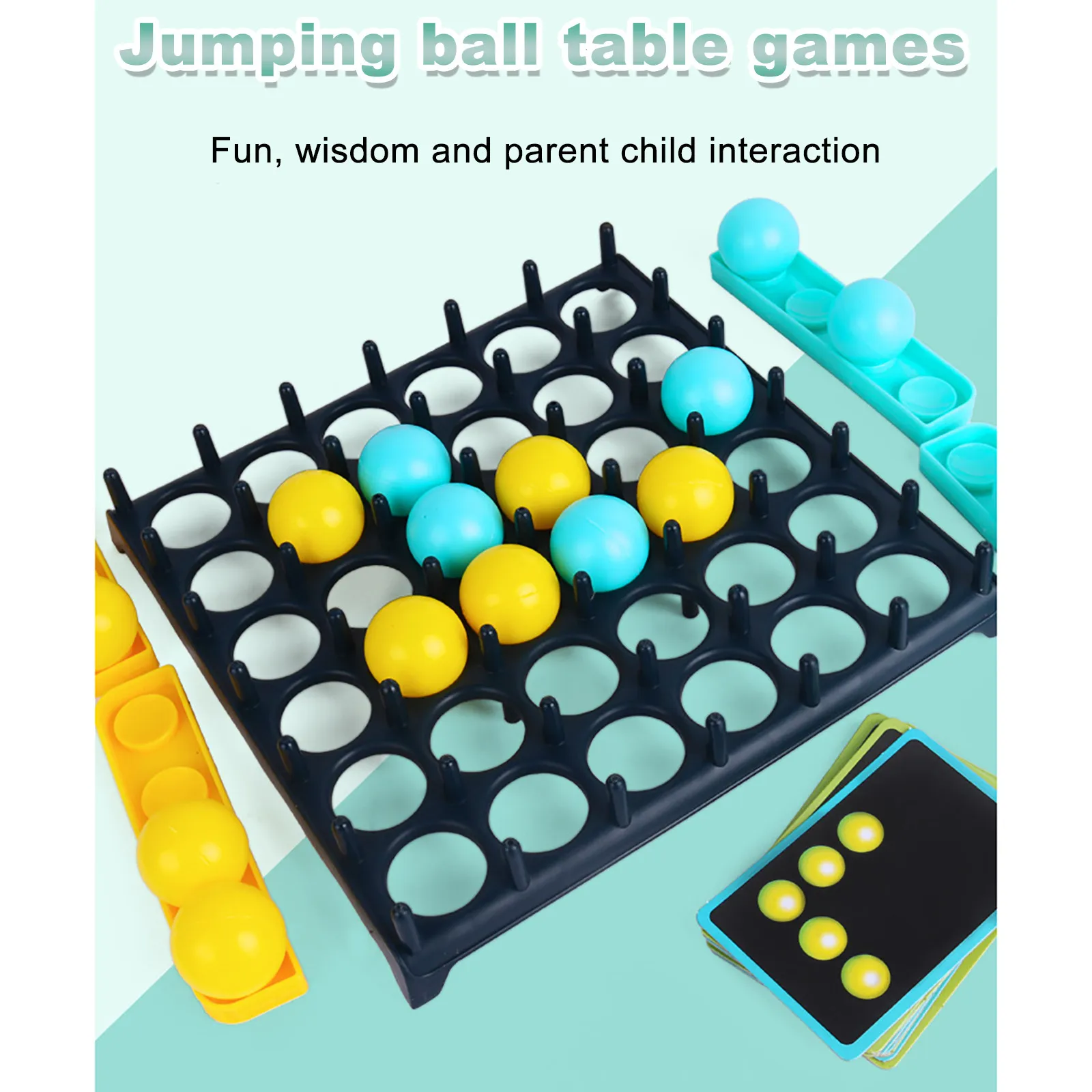 

Jumping Ball Table Games 1 Set Bounce Off Game Activate Ball Game for Kid Family And Party Desktop Bouncing Toy Game Bounce