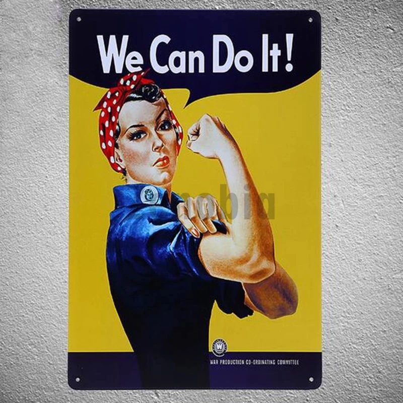 Мы можем сделать это в стиле ретро! Декоративные металлические знаки 20x30 см