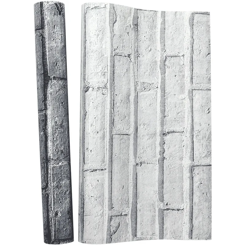 

Nordic3D Three Dimensional Antique Brick White Brick Pattern Brick White Brick Wallpaper Retro Restaurant Clothing Shop Wallpape