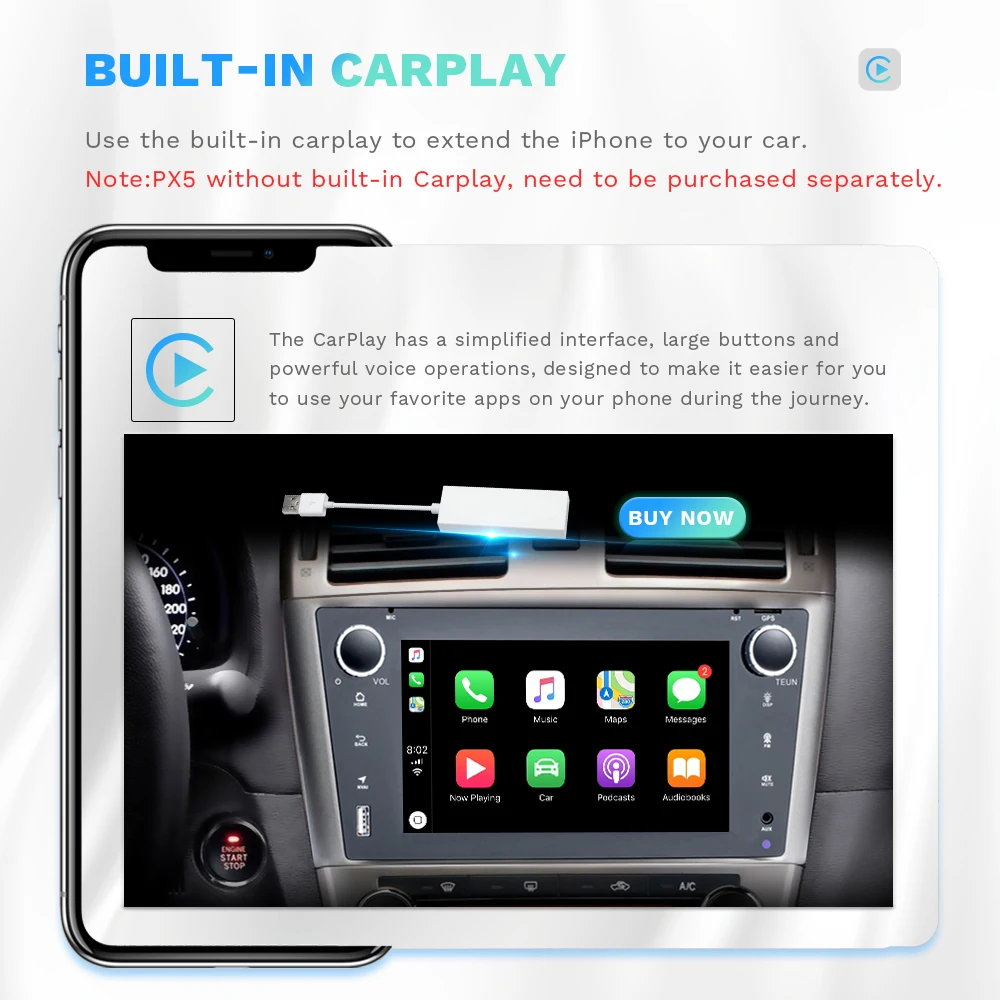 8 Core 4GB 64GB 2 Din Android 11 Auto Radio For Toyota Avensis T25 2002-2008 Car Multimedia Player GPS Navigation Stereo DSP | Автомобили