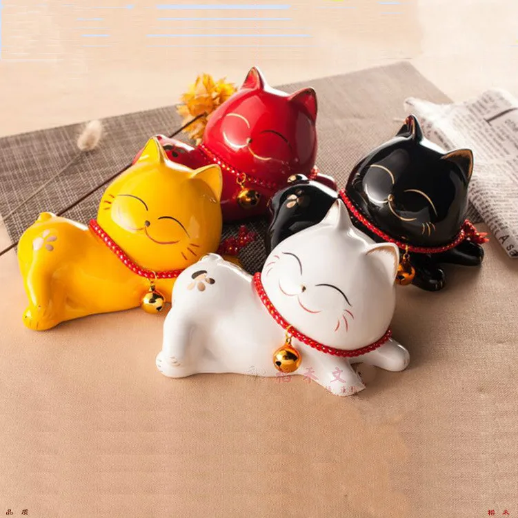 Китайские животные керамические украшения для кошек китайские характеристики