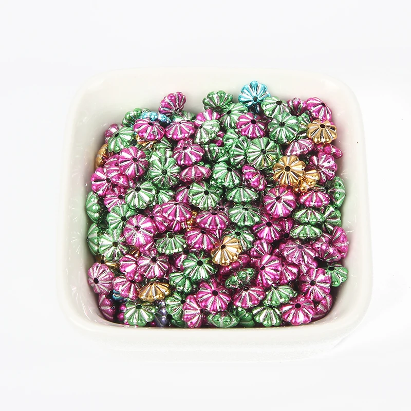 200 шт Смешанные акриловые стразы с плоским основанием бусины 6X6mm для ювелирных