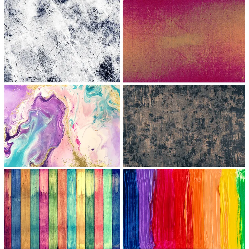 

Vinyl Colorful Gradient Color Photography Backgrounds Abstract Marble Painted Photo Studio Backdrops 201021SHC-04