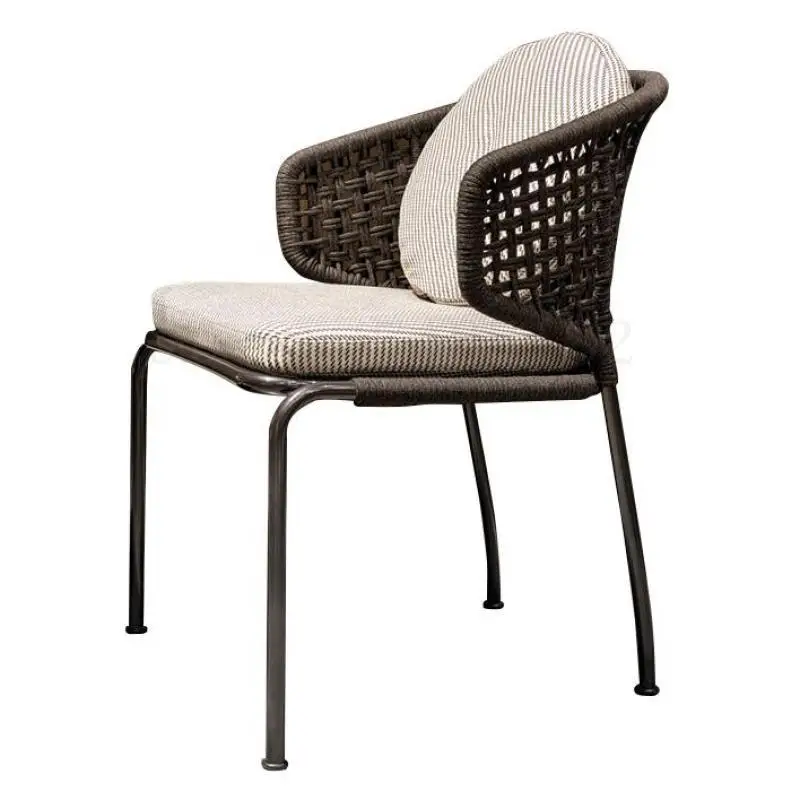 Уличный балкон минималистичный стол и стул в скандинавском стиле из трех частей