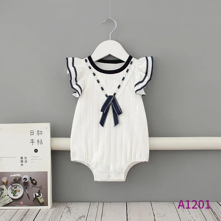 

2021 Infant Summer Jumpsuit Girls Round Neck Sleeveless Casual Romper New Born Baby Clothes Kids Clothing Baby Girl Romper