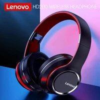 lenovo hd200 bluetooth headset wireless computer headphone bt5 0 long standby life with noise cancelling for xiaomi mi 9