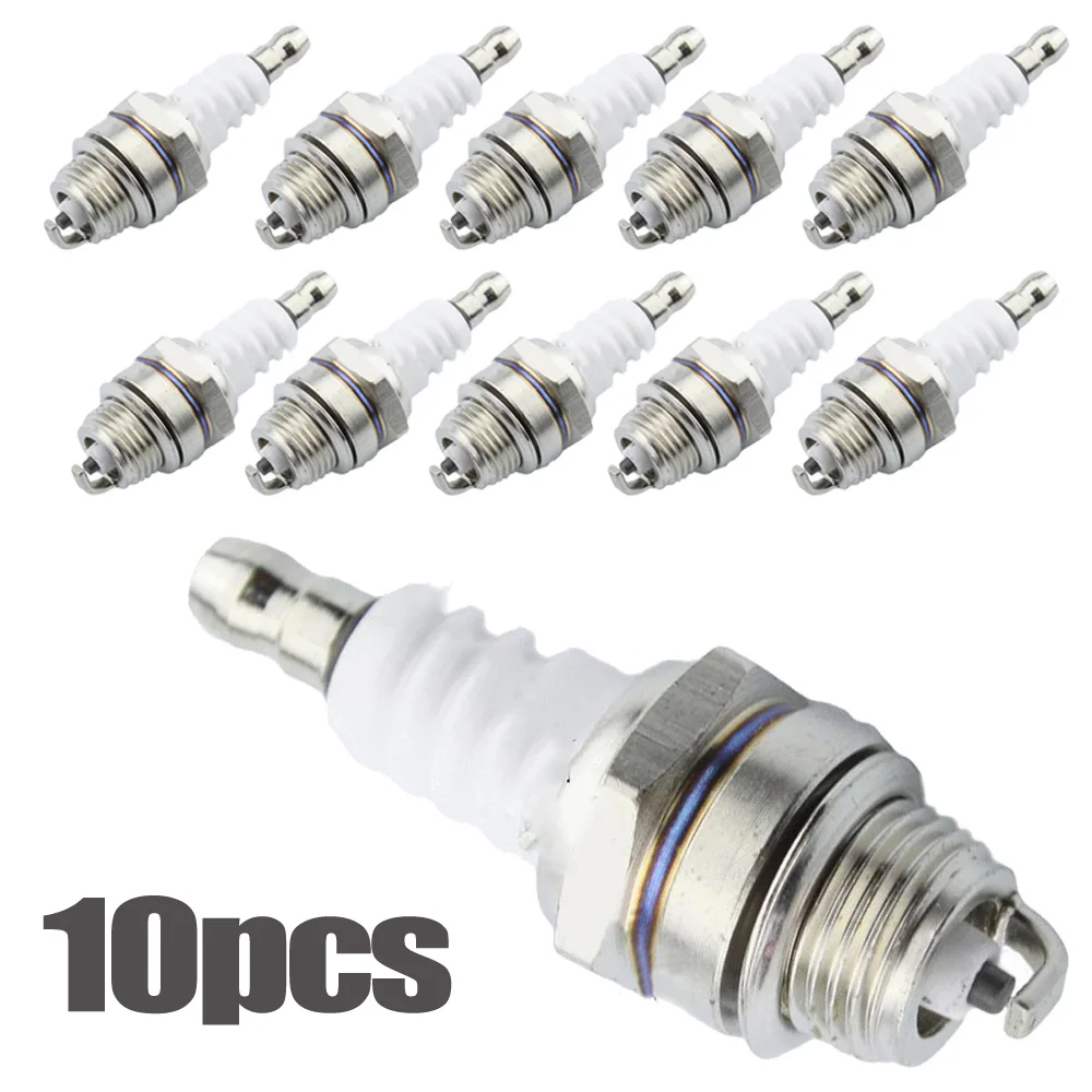 

10pcs Spark Plugs Model L7T For Stihl Hedge Trimmer Lawnmover Blower Chainsaw Replacement Chain Saw Accessories