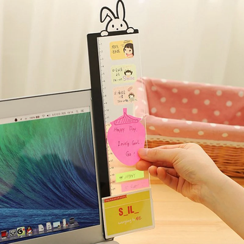 

Cartoon Convenient Memo Board Computer Side Message Board Cute Monitor Memo Board School Supplies Office Stationery