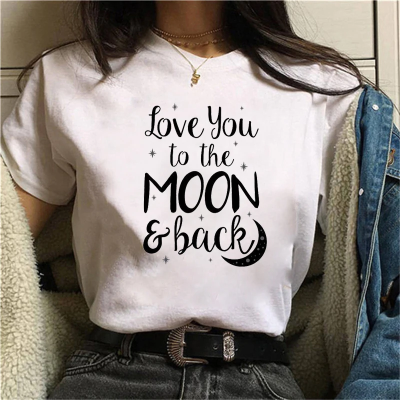 

Letter Printed New Fashion Women Short Sleeve O-neck Funny T-shirt Casual Women Tee Shirt Streetwear Clothing