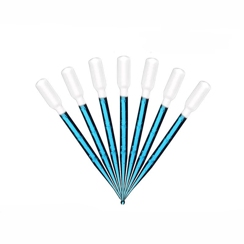 100 шт. 3 мл прозрачные пипетки одноразовые безопасные пластиковые капельки для