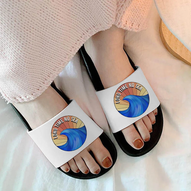 

Women Slippers Summer Casual Sandals Beach Slides Cartoon Female shoes Non-slip Flip Flops Soft Sole Bathroom Shoes Ladies 2021