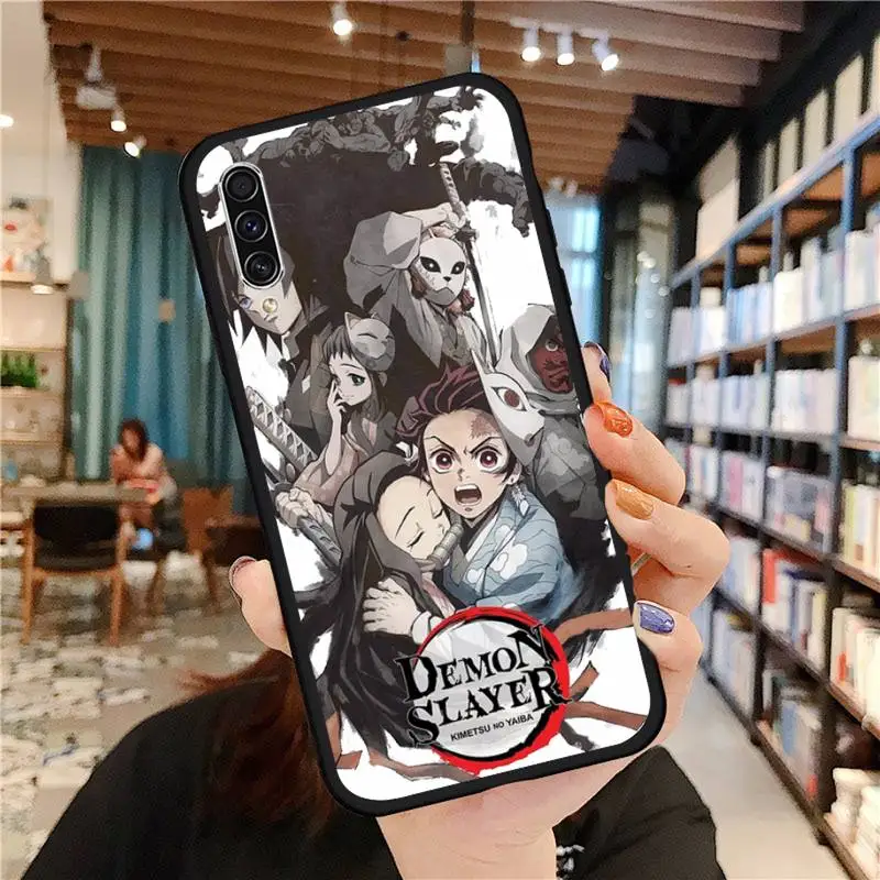 

Anime Demon Slayer Comics Phone Case For Samsung A20 A30 30s A40 A7 2018 J2 J7 prime J4 Plus S5 Note 9 10 Plus
