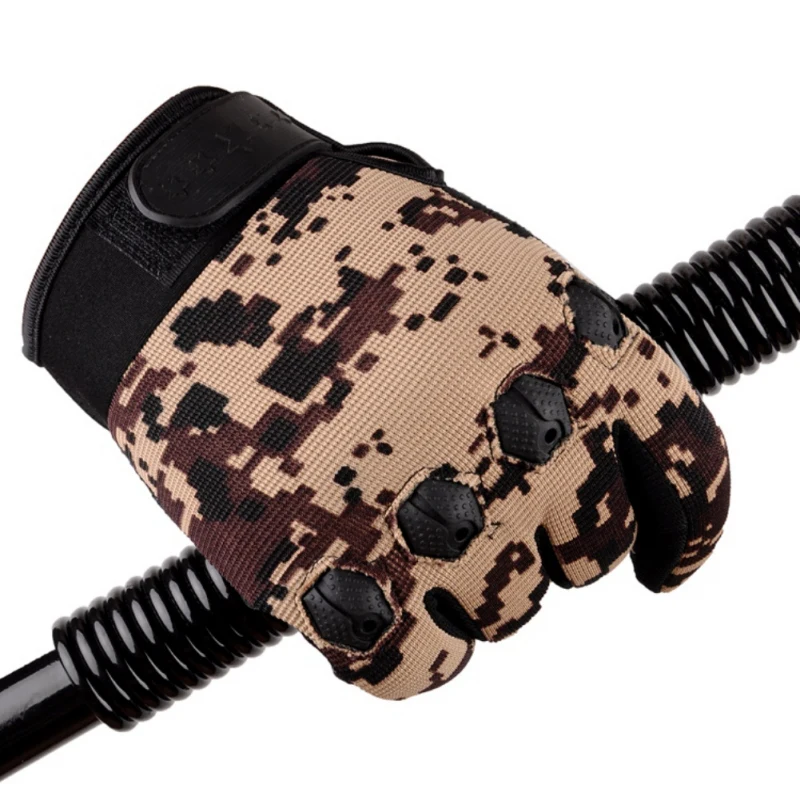 Тактические полный палец перчатки противоскользящие сенсорный экран Охота