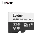 Карта памяти Lexar высокой прочности, 128 ГБ, IPX7 Водонепроницаемая TF-карта, 12000 часов, карта Micro SD для мониторинга дорожного движения