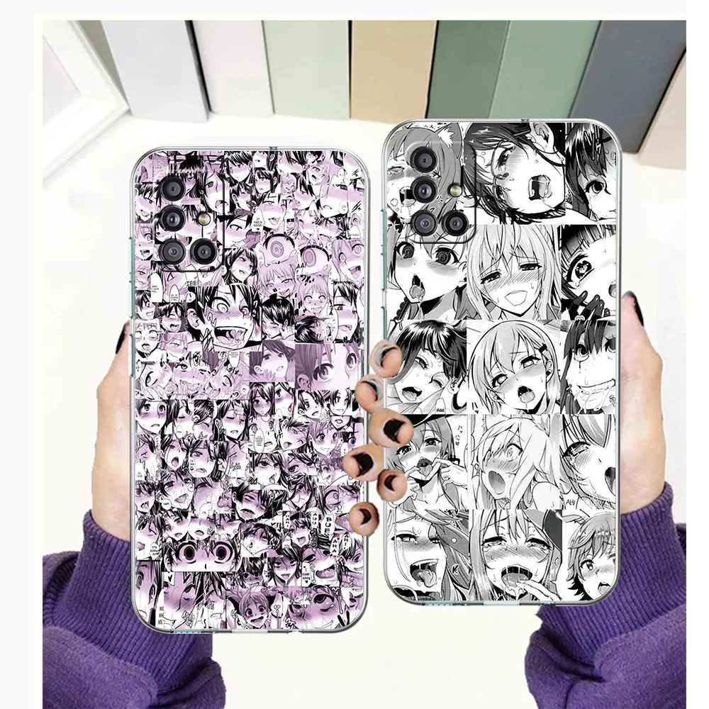 

Anime Girl Cartoon Case for Samsung Galaxy A13 A22 A32 A52 A72 A51 A71 A11 A31 A41 M31 A01 A21S 5G Transparent Silicone Shell