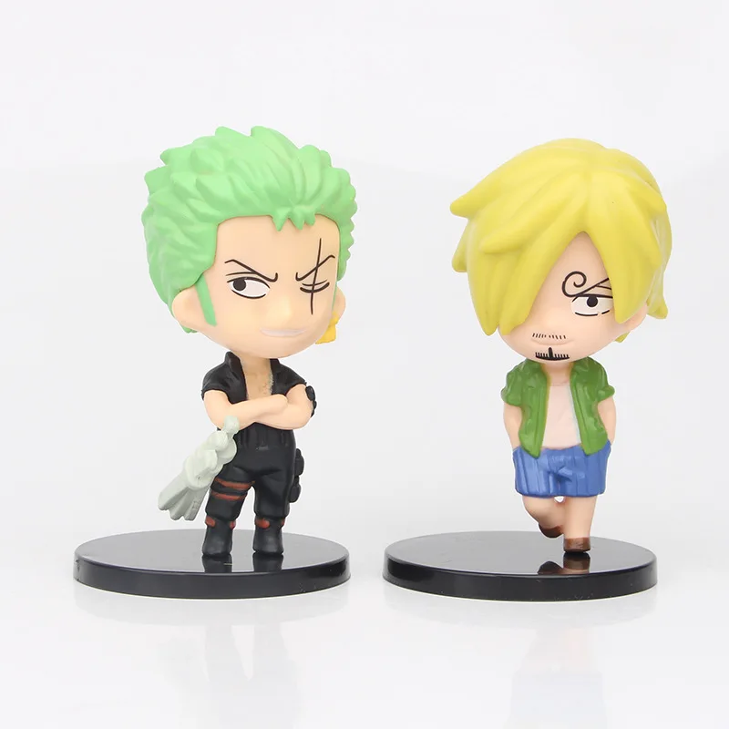 

Free Shipping Luffy And Other Cartoon Characters PVC The Size Of The Model Action Figure Toys Dolls