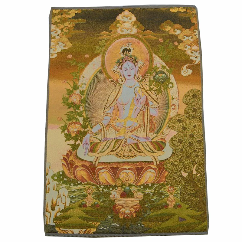 

Непальский авалокитествара Бодхисаттва гобелен настенный Декор коврики вышивка ковер