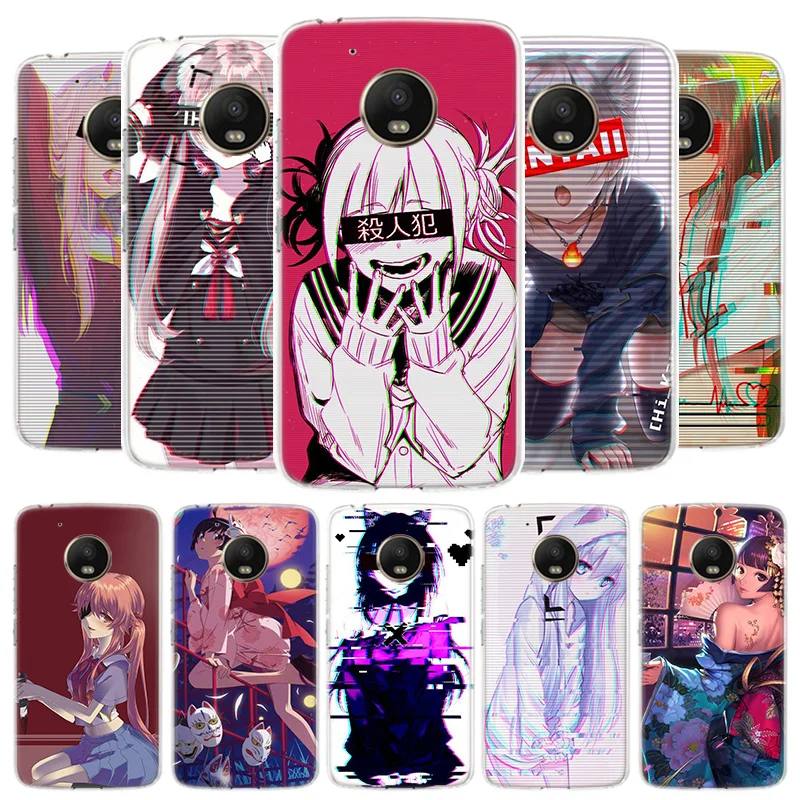 Чехол для телефона в стиле аниме Vaporwave Motorola Moto G9 G8 G7 G6 G5 E5 E6 Plus Play Power One Action Macro EU Gift