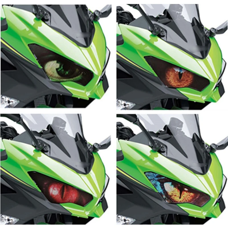Наклейка для защиты фар мотоцикла наклейки корпуса глаз Kawasaki Ninja 250 400 2018-2019 |