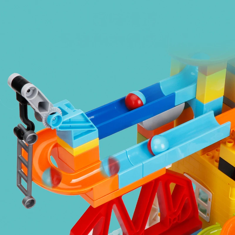 128 шт. Новый Тип больших Размеры трек строительные блоки Бии