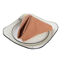 30x45cm hemp cotton blend fabric cloth napkins plates japanese style reusable table mat for kitchen dining wedding decoration
