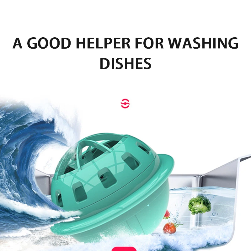 

USB Rechargeable Mini Ultrasonic Sink Dishwasher Household Small Portable Fruit Vegetable Washing Machine Wholesale