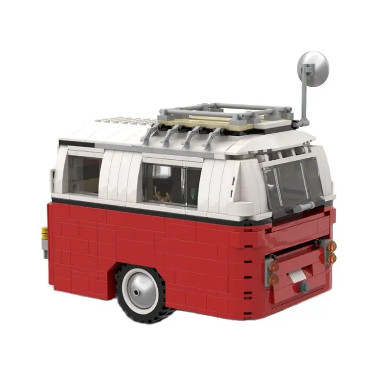 899 шт./лот MOC-RV кемпинг трейлер для 10220 VW T1 автобусные строительные блоки модель