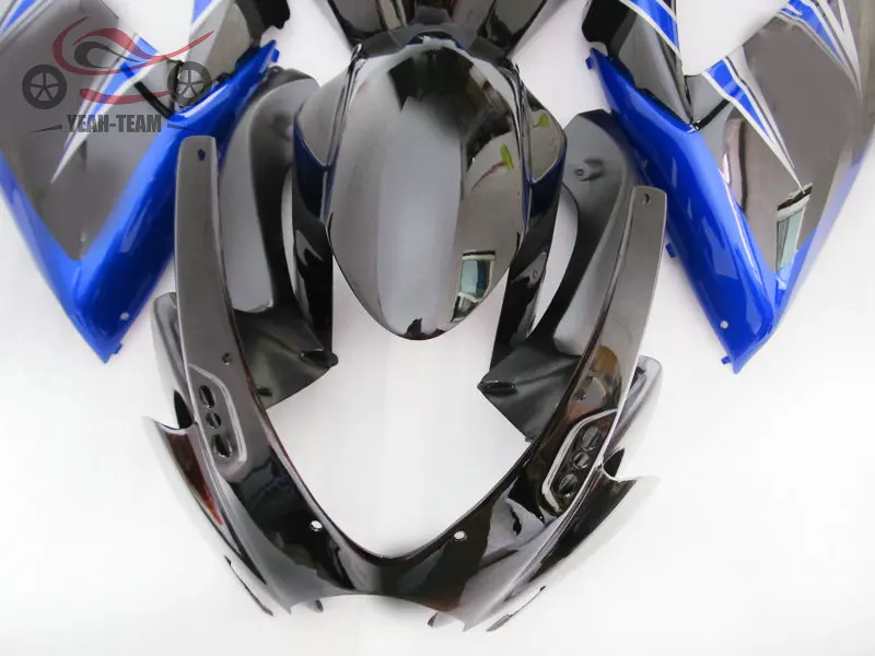Новый комплект обтекателей под давлением для SUZUKI K6 2006 2007 GSXR 600 750 синие Черные