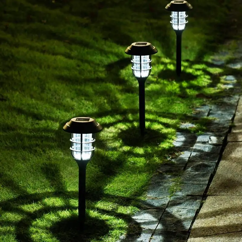 

Solar light LED Striped Lawn Light Outdoor Waterproof Garden Garden Park Path Corridor Lawn Decorative Lighting 1/3 pcs