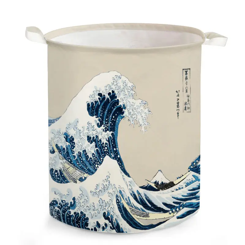 

Europe Laundry Baskets with Handle for Dirty Clothes Toys Foldable Hamper