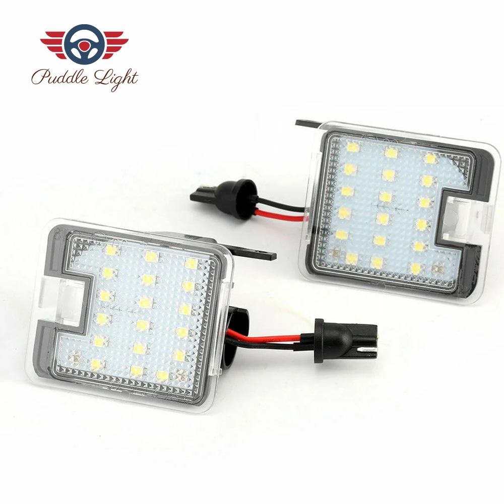 2x LED Under Side Mirror Puddle Light for Ford C-max Focus Kuga Escape Mondeo IV S-Max LED Courtesy light Super Bright