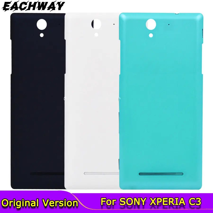 

For SONY XPERIA C3 Battery Cover Door S55T S55U D2533 Rear Case Chassis Back Housing+Tools For 5.5" Sony C3 Battery Cover