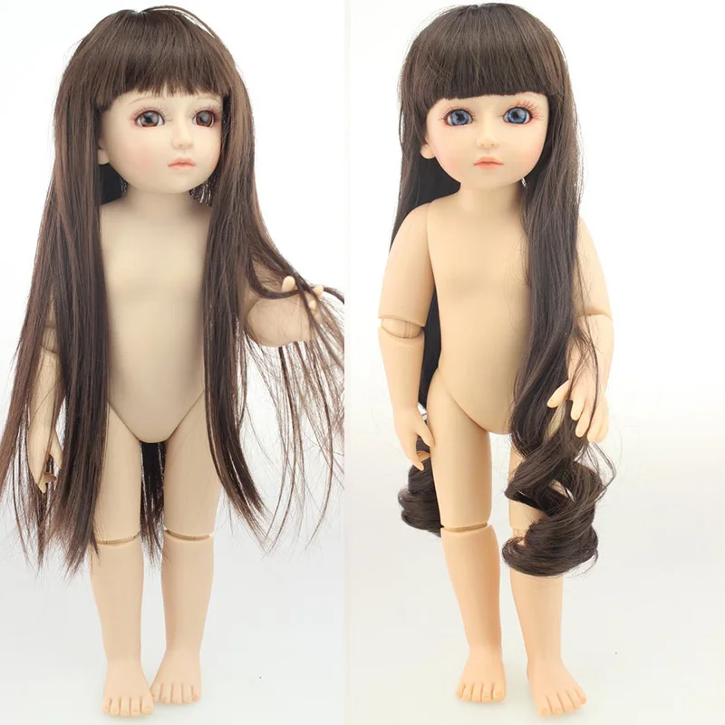 

18inch BJD Doll Naked Baby 1/4 BJD Joint Girls Silicone Vinyl Doll Realistic Toddler Toy For Children Birthday Gift