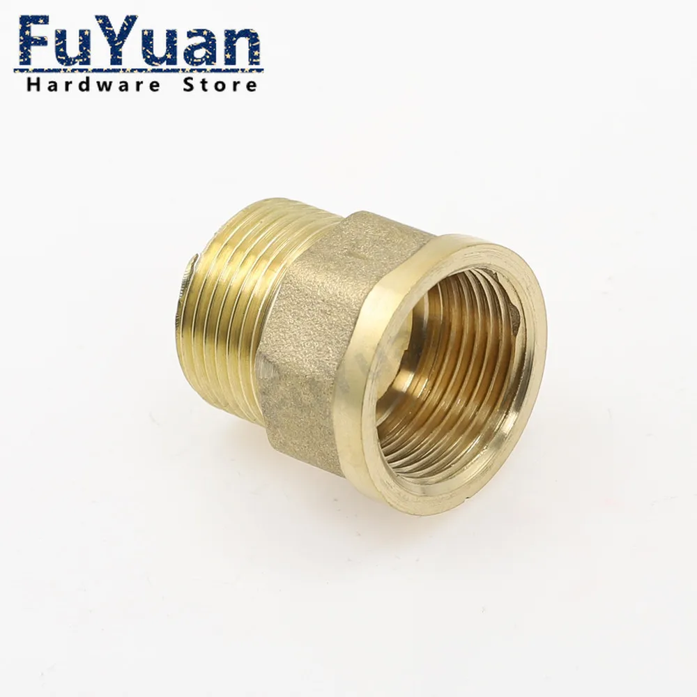 1 шт. медный M/F 1/8 " 1/4" 3/8 1/2" 3/4 &quotBSP с наружной резьбой латунный адаптер муфты