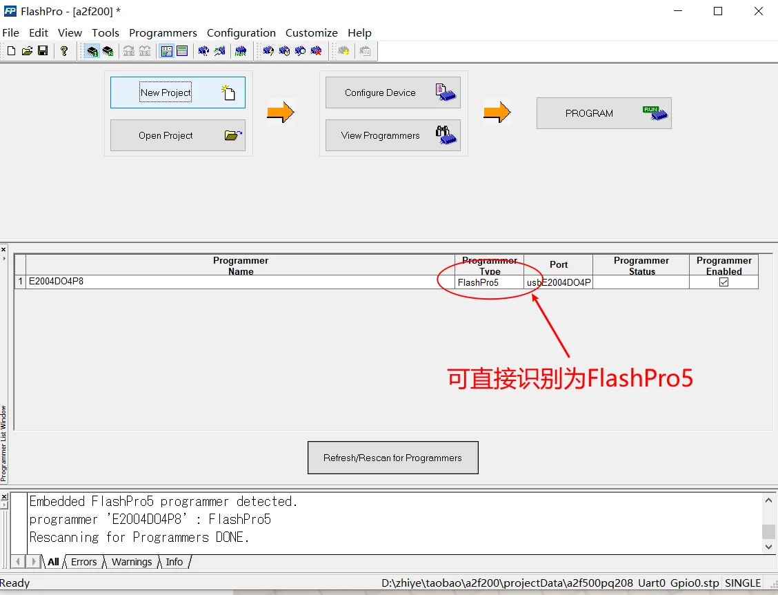 Эмулятор flashpro 5 flashpro5 actel Microsemi совместимый с flash pro |