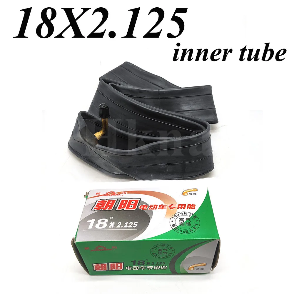 

Good Quality 18x2.125 Inner Tube 18*2.125 Inner Camera with Bend Valve for Electric Vehicle Accessories