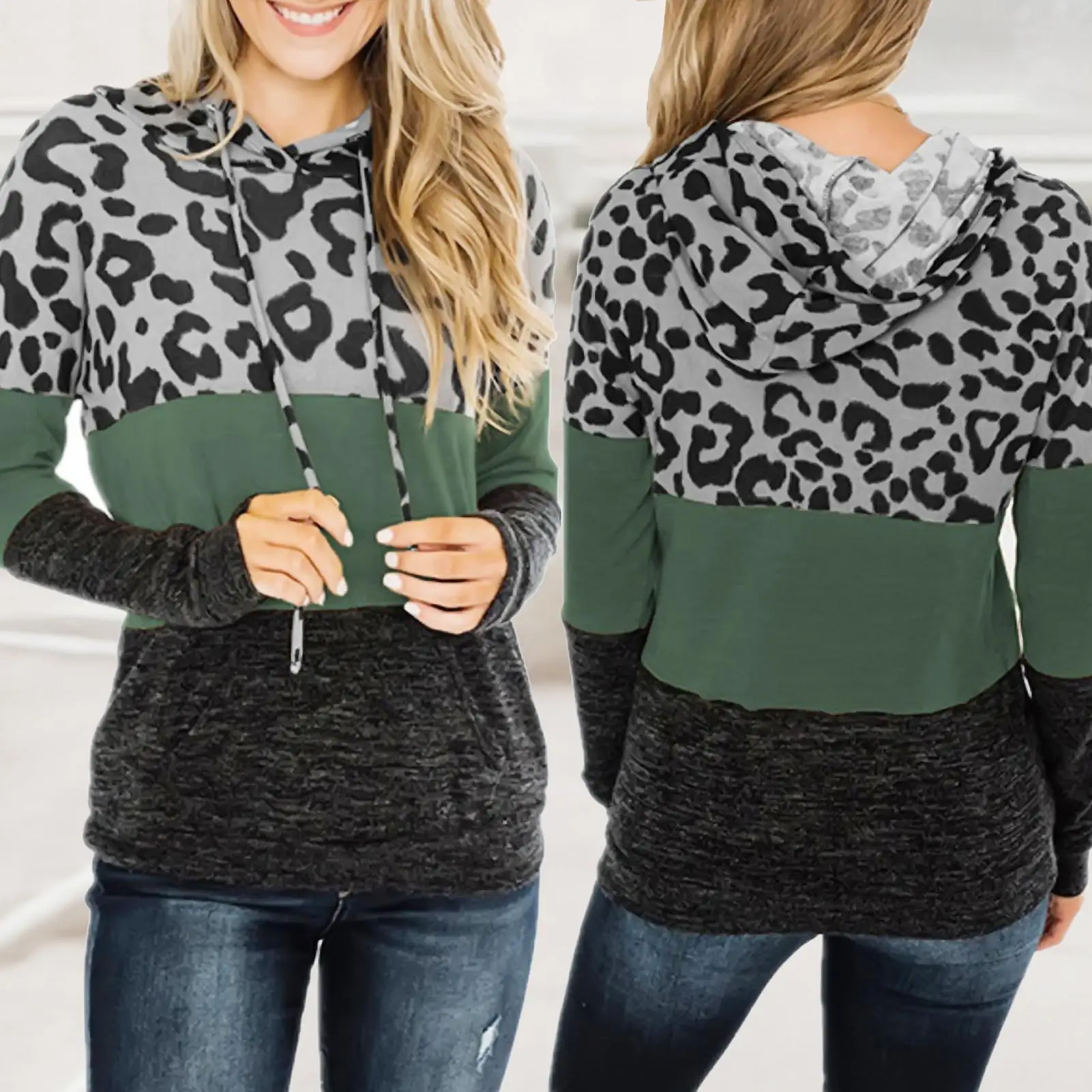 

Женские пальто с капюшоном, теплая Повседневная Толстовка, пуловер, Женские повседневные топы, толстовки, мягкая Женская толстовка с длинны...