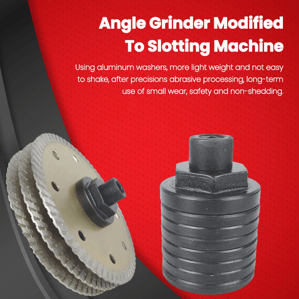 

Angle Grinder Modified To Slotting Machine Accessories Set Angle Grinder Modified Spindle Set Wall Tile Corner Mud Slooving