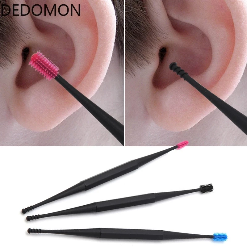 

6Pcs/set Ear Wax Pickers Stainless Steel Earpick Wax Remover Curette Ear Pick Cleaner Ear Cleaner Spoon Care Ear Clean Tool