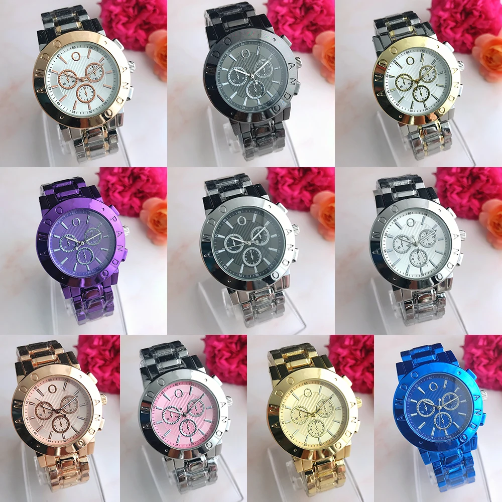 Классические мужские кварцевые часы из нержавеющей стали модная Роскошная