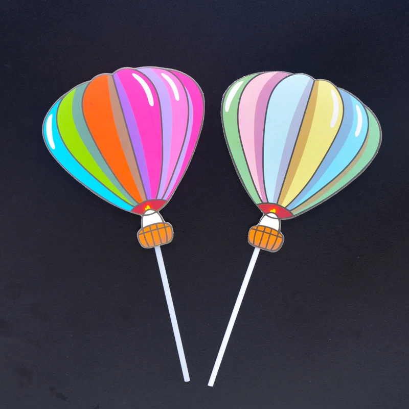 Украшение для торта улыбающееся лицо облако воздушный шар радужная открытка