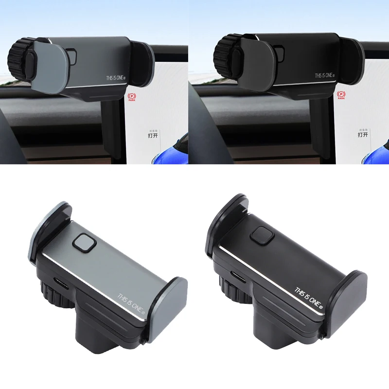 for tesla model 3 model y car cell phone mount cup holder glasses holder screen mobile phone bracket interior accessories free global shipping