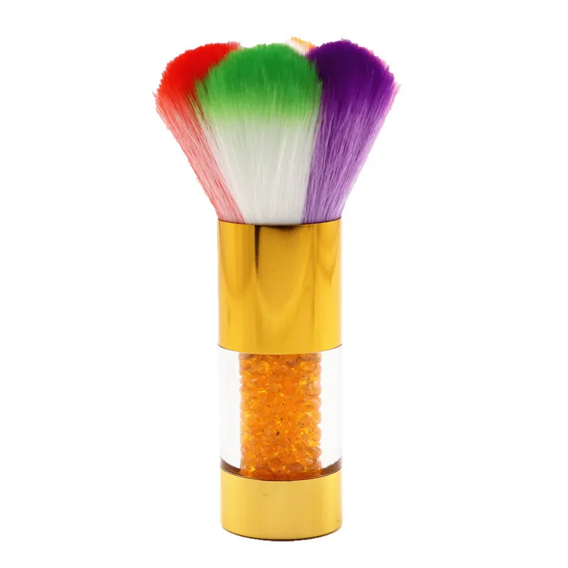 

Soft Head Nail Dust Clean Powder Brush Single Acrylic&UV Gel Nail Art Cleaner Remover Brush Beauty Colorful Tool