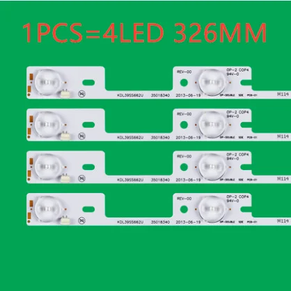 New10 штук * 4 светодиодный s 6V полоски рабочая для ТВ KDL39SS662U 35018339 35018340 KDL40SS662U 35019864 326